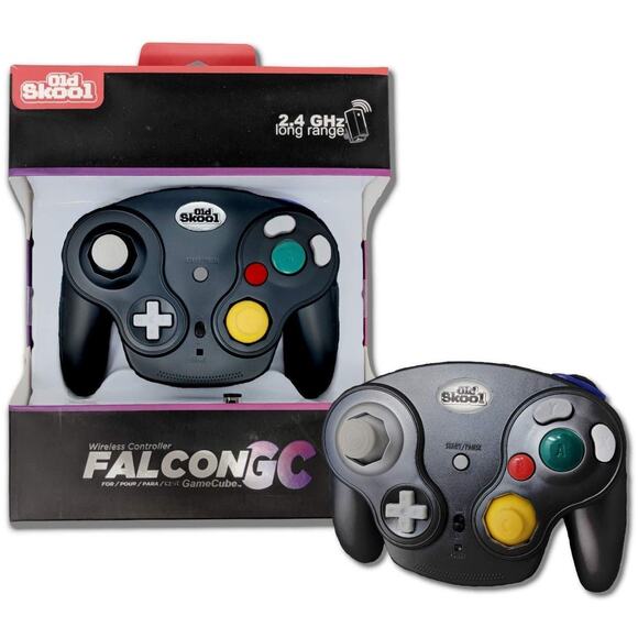 2 Falcon Gamecube Wireless Controllers 2.4 GHz (NEW) Black - Nintendo - Wavebird - Picture 8 of 8